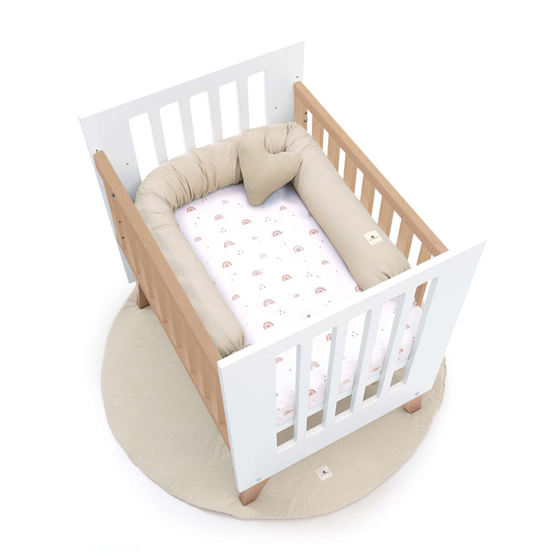 Minicuna colecho 60x80 cm madera/blanca · Nexor Uno White