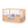 Cuna-Cama para bebé 70x140 cm (3en1) madera natural · Crea Due Nomad C300-M5000