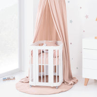 Minicuna colecho ovalada 55x70 cm blanca · Crea Uno Bianco C304-M1100