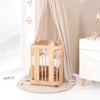 Minicuna colecho ovalada 55x70 cm madera · Crea Uno Nomad C304-M5000