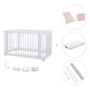 Cuna-Cama para bebé 70x140 cm (3en1) blanca · Crea Due Bianco C300-M1100