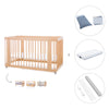 Cuna-Cama para bebé 70x140 cm (3en1) madera natural · Crea Due Nomad C300-M5000