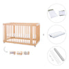 Cuna-Cama para bebé 70x140 cm (3en1) madera natural · Crea Due Nomad C300-M5000