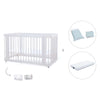 Cuna-Cama para bebé 70x140 cm (3en1) blanca · Crea Due Bianco C300-M1100