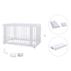 Cuna-Cama para bebé 70x140 cm (3en1) blanca · Crea Due Bianco C300-M1100