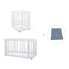 Minicuna, cuna 3 en 1 y cama (4en1) blanca · Crea Tre Bianco C301-M1100