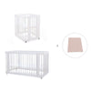Minicuna, cuna 3 en 1 y cama (4en1) blanca · Crea Tre Bianco C301-M1100
