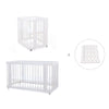Minicuna, cuna 3 en 1 y cama (4en1) blanca · Crea Tre Bianco C301-M1100