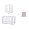 Minicuna, cuna 3 en 1 y cama (4en1) blanca · Crea Tre Bianco C301-M1100