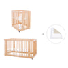 Minicuna-cuna-cama todo en uno (4en1) madera · Crea Tre Nomad C301-M5000