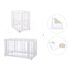 Minicuna, cuna 3 en 1 y cama (4en1) blanca · Crea Tre Bianco C301-M1100