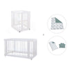 Minicuna, cuna 3 en 1 y cama (4en1) blanca · Crea Tre Bianco C301-M1100