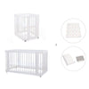 Minicuna, cuna 3 en 1 y cama (4en1) blanca · Crea Tre Bianco C301-M1100