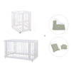 Minicuna, cuna 3 en 1 y cama (4en1) blanca · Crea Tre Bianco C301-M1100