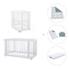 Minicuna, cuna 3 en 1 y cama (4en1) blanca · Crea Tre Bianco C301-M1100
