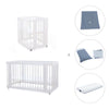 Minicuna, cuna 3 en 1 y cama (4en1) blanca · Crea Tre Bianco C301-M1100