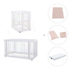 Minicuna, cuna 3 en 1 y cama (4en1) blanca · Crea Tre Bianco C301-M1100
