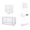 Minicuna, cuna 3 en 1 y cama (4en1) blanca · Crea Tre Bianco C301-M1100
