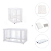 Minicuna, cuna 3 en 1 y cama (4en1) blanca · Crea Tre Bianco C301-M1100