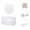 Minicuna, cuna 3 en 1 y cama (4en1) blanca · Crea Tre Bianco C301-M1100