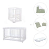 Minicuna, cuna 3 en 1 y cama (4en1) blanca · Crea Tre Bianco C301-M1100