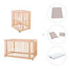 Minicuna-cuna-cama todo en uno (4en1) madera · Crea Tre Nomad C301-M5000