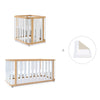 Minicuna-cuna-cama-escritorio (4en1) madera/blanco · Crea Plus Tre C351-M5011