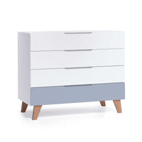 Cómoda infantil madera (4 cajones) estilo nórdico · Lifestyle D247R