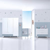 Dormitorio infantil grande en blanco y azul para niños · Style Plus+ Blu denim