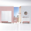 Dormitorio infantil grande en blanco, madera y rosa · Lifestyle Plus+ Quarzo Rosa