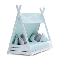 cama tipi Montessori para habitaciones infantiles