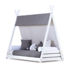 cama montessori con tipi gris 