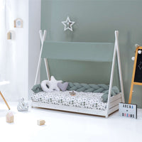 Toldo cama Montessori Homy (70x140 cm) eucalipto · Musgo 6140NA-118