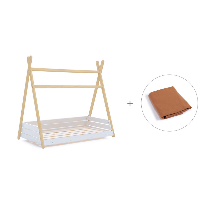 cama montessori de madera 70x140 cm