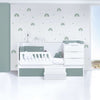 Cuna convertible 70x140 cm blanca/eucalipto · Sero More Eucalyptus K546-M7757