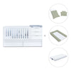Cuna convertible 70x140 cm blanca · Sero More K546-M7700