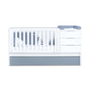 Cuna convertible 70x140 cm blanca/azul · Sero More Blu Denim K546-M7741