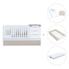 Cuna convertible 70x140 cm blanca/beige · Sero More K546-M7753