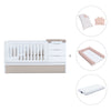 Cuna convertible 70x140 cm blanca/beige · Sero More K546-M7753