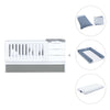 Cuna convertible 70x140 cm blanca/antracita · Sero More Antracita K546-M7758