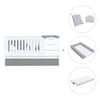 Cuna convertible 70x140 cm blanca/antracita · Sero More Antracita K546-M7758