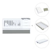 Cuna convertible 70x140 cm blanca/antracita · Sero More Antracita K546-M7758
