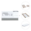 Cuna convertible 70x140 cm blanca/antracita · Sero More Antracita K546-M7758