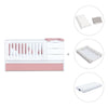 Cuna convertible 70x140 cm blanca/rosa · Sero More Quarzo K546-M7759