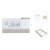 Cuna convertible 70x140 cm blanca/beige · Sero More K546-M7753