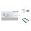 Cuna convertible 70x140 cm blanca/beige · Sero More K546-M7753