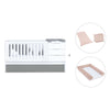 Cuna convertible 70x140 cm blanca/antracita · Sero More Antracita K546-M7758