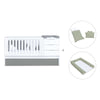 Cuna convertible 70x140 cm blanca/antracita · Sero More Antracita K546-M7758