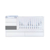 Cuna convertible 70x140 cm blanca/antracita · Sero Kubo Antracita K551-M7758