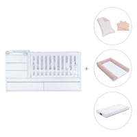 Cuna convertible 70x140 cm blanca · Sero Kubo K551-M7700